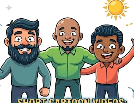 The three Laughing Wallet friends cheering